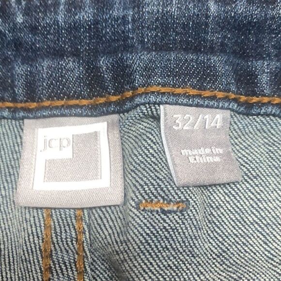 JCP Denim Shorts Sz 32/14 - Picture 3 of 9